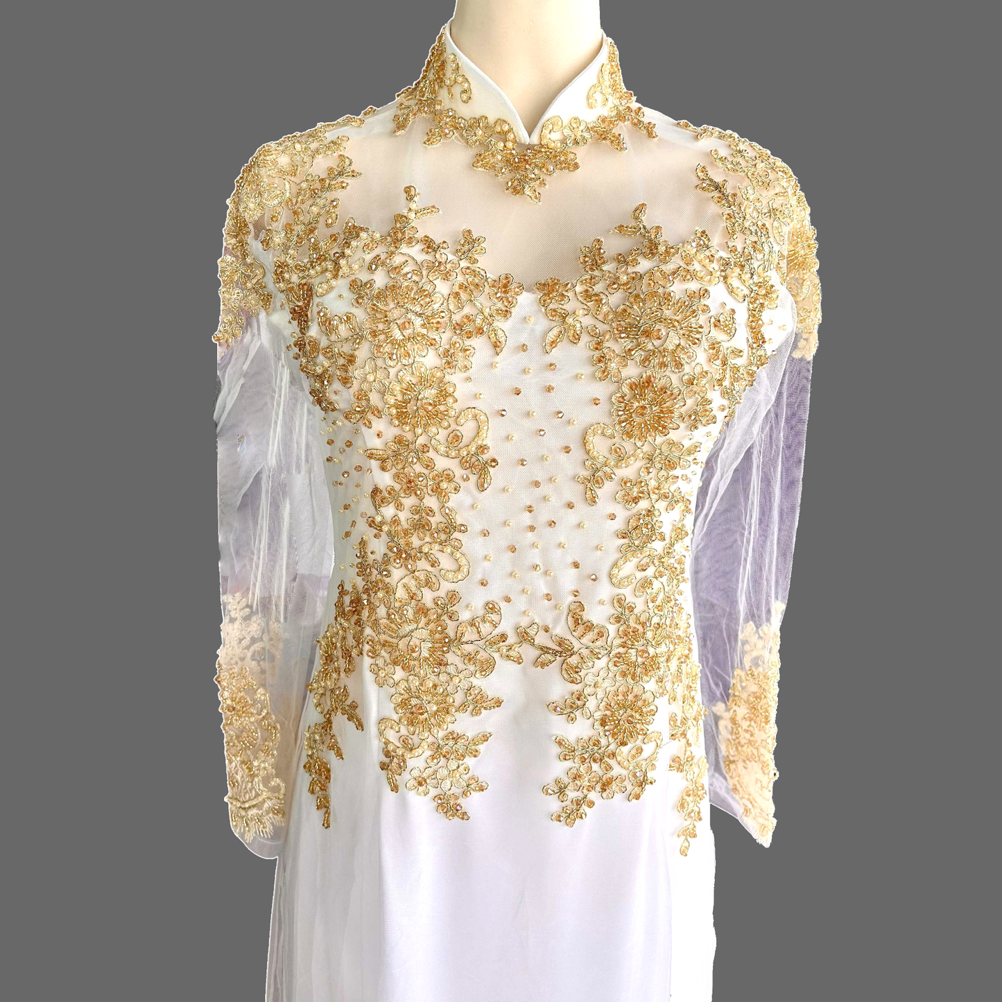 Bedazzled Wedding Ao Dai